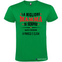 T-shirt personalizzata per la festa della mamma La migliore mamma di sempre verde