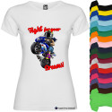 T-SHIRT PURO COTONE MOTO FIGHT FOR YOUR DREAMS COLORI