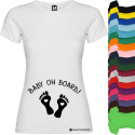 T-SHIRT DONNA PREMAMAN PERSONALIZZATA BABY ON BOARD