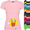 T-SHIRT MAMMA BABY EMOCTION SMILE CIUCCIO PREMAMAN
