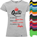 T-SHIRT DONNA PERSONALIZZATA SPIRITOSA QUEEN