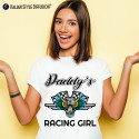 T-SHIRT DONNA SPIRITOSA PERSONALIZZATA RACING GIRL 2