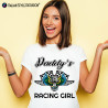 T-SHIRT DONNA SPIRITOSA PERSONALIZZATA RACING GIRL 2