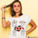 T-SHIRT PERSONALIZZATA SAN VALENTINO DAY SCRATCH