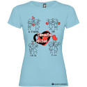 T-SHIRT PERSONALIZZATA SAN VALENTINO DAY SCRATCH COLORE AZZURRO