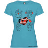 T-SHIRT PERSONALIZZATA SAN VALENTINO DAY SCRATCH COLORE TURCHESE