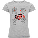 T-SHIRT PERSONALIZZATA SAN VALENTINO DAY SCRATCH COLORE GRIGIO