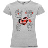 T-SHIRT PERSONALIZZATA SAN VALENTINO DAY SCRATCH COLORE GRIGIO