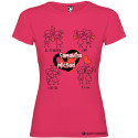 T-SHIRT PERSONALIZZATA SAN VALENTINO DAY SCRATCH COLORE ROSA FUCSIA