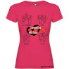 T-SHIRT PERSONALIZZATA SAN VALENTINO DAY SCRATCH COLORE ROSA FUCSIA