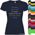 T-SHIRT DONNA PERSONALIZZATA NOI DONNE SIAMO COME GOOGLE