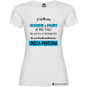 T-SHIRT UOMINI E PADRI PAPÀ DONNA STAMPA PERSONALIZZATA COLORE BIANCO