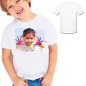 T-shirt sublimatica fotografica bambino per foto