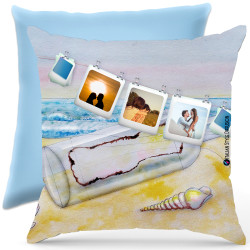Cuscino personalizzato sea mare Italian Style Diffusion ® colore azzurro