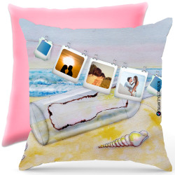 Cuscino personalizzato sea mare Italian Style Diffusion ® colore rosa