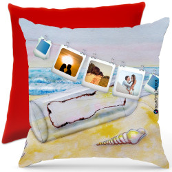 Cuscino personalizzato sea mare Italian Style Diffusion ® colore rosso