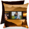 Cuscino personalizzato pellicola photographic film Italian Style Diffusion ® marrone