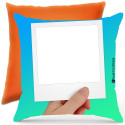 Cuscino personalizzato take a photo Italian Style Diffusion ® arancio