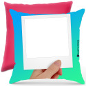 Cuscino personalizzato take a photo Italian Style Diffusion ® rosa fucsia