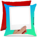 Cuscino personalizzato take a photo Italian Style Diffusion ® rosso