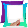 Cuscino personalizzato take a photo Italian Style Diffusion ® viola
