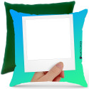 Cuscino personalizzato take a photo Italian Style Diffusion ® verde