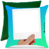 Cuscino personalizzato take a photo Italian Style Diffusion ® verde