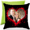 Cuscino personalizzato black heart Italian Style Diffusion ® colore verde chiaro