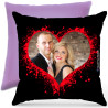 Cuscino personalizzato black heart Italian Style Diffusion ® colore lilla