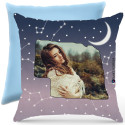 Cuscino personalizzato costellazione Italian Style Diffusion ® colore azzurro
