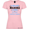 Maglietta personalizzata la miglior mamma di sempre rosa