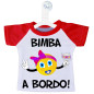 Mini T-shirt Bimba a Bordo Smile Emoji
