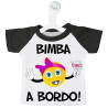 MINI T-SHIRT BIMBA A BORDO SMILE EMOJI COLORE ARANCIO COLORE NERO