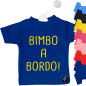 Mini t-shirt personalizzata bimba bimbo a bordo