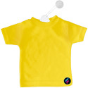 MINI T-SHIRT PERSONALIZZATA BIMBA BIMBO A BORDO COLORE GIALLO