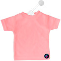 MINI T-SHIRT PERSONALIZZATA BIMBA BIMBO A BORDO COLORE ROSA