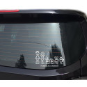 ADESIVO FAMIGLIA VINILE A BORDO PERSONALIZZATO AUTO FAMILY 2