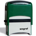 Timbro Wagraf Polan 4s automatico verde 59 x 25 mm