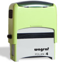 Timbro Wagraf Polan 4s automatico verde chiaro 59 x 25 mm