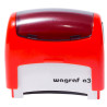 Timbro Wagraf A3 preink automatico rosso 49 x 19 mm