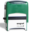 Timbro Wagraf Polan 2s automatico verde 39 x 15 mm