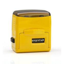 Timbro Wagraf b2s automatico giallo 39 x 15 mm 2