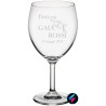 Calici baloon vino personalizzati con incisione dottoressa laurea singolo