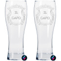 Boccale da birra personalizzato con incisione il capo