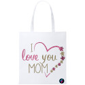 BORSA SHOPPER TNT REGALO CONFEZIONE PORTA CUSCINO HEART