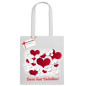 Borsa shopper TNT regalo porta cuscino San Valentino
