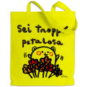Borsa shopper fluorescente personalizzata Italian Style Diffusion® disegno