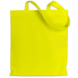Borsa shopper fluorescente personalizzata Italian Style Diffusion® giallo fluorescente