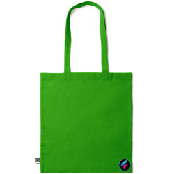 Borsa shopper in cotone equosolidale 180gr personalizzata Kamex colore verde