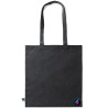 Borsa shopper in cotone equosolidale 180gr personalizzata Kamex colore nero